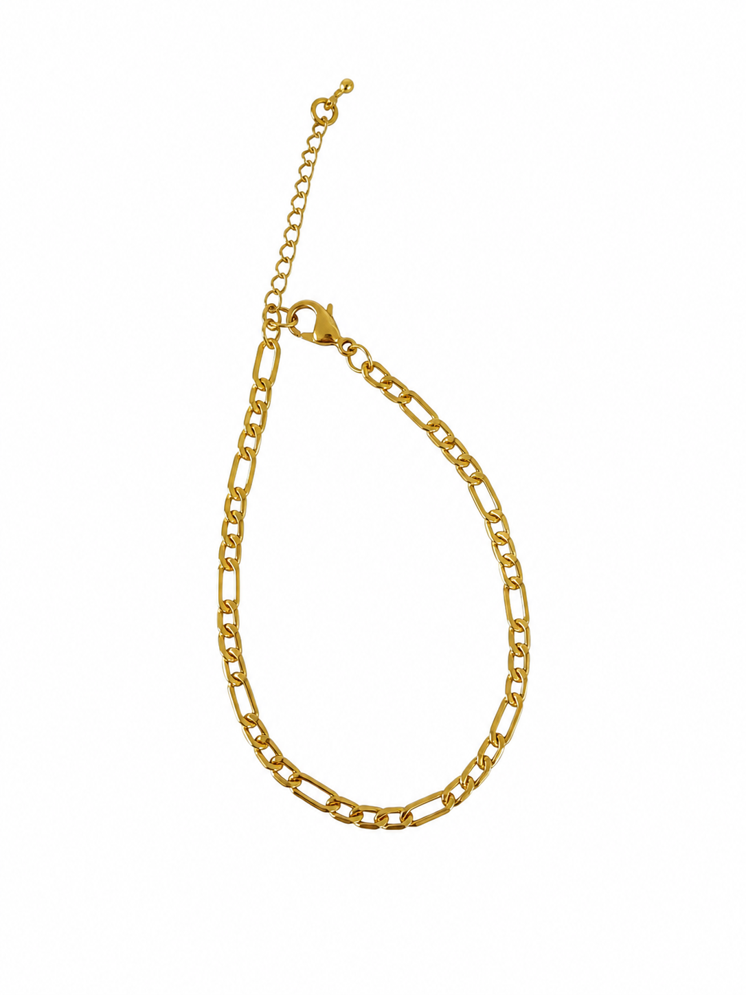 Pretty Gold-Filled Figaro Chain + Bracelet