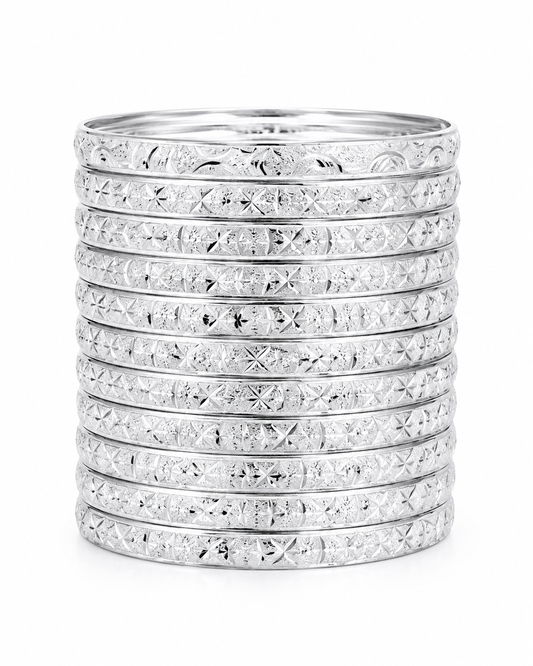 12 STACK SILVER